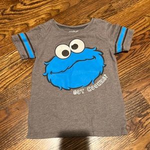 Cookie Monster t shirt boy 4T